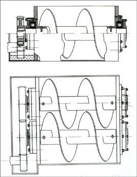 экструдер -схема устройства (шнеки)